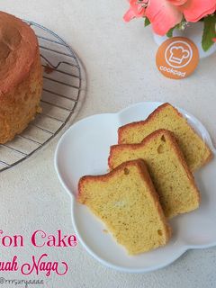 Foto resep Ciffon Cake Buah Naga