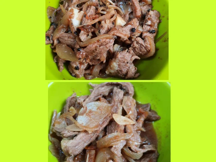 Langkah Gampang Menyiapkan Resep Beef teriyaki original dan blackpepper simple Anti Ribet, Bisa Manjain Lidah