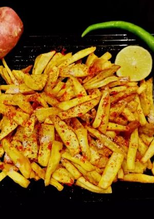 A picture of Sweet potato french fries.