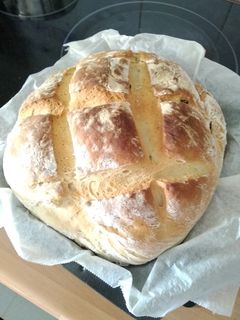 Una foto de Pan de cerveza y pasas