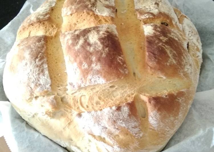 Pan de cerveza y pasas