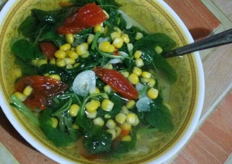 Sayur Bening Bayam mix Jagung