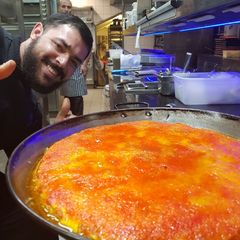 A picture of Knafeh for jihad kirrsh chef.