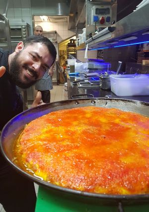 A picture of Knafeh for jihad kirrsh chef.