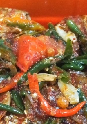 Foto resep Ikan gembung Tumis Cabe Hijau