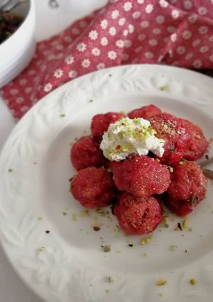 Foto di Canederli di barbabietole al forno