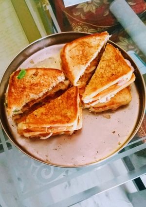 A picture of Cream Spread Sandwich.
