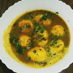 A picture of Egg Masala Chettinad.