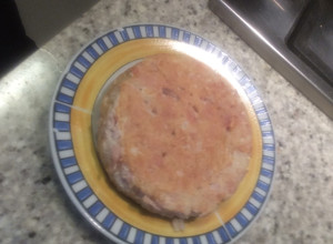 Una foto de Tortilla de arroz con jamón de claras