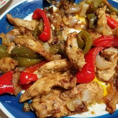 A picture of Chicken Fajitas.