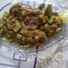 A picture of Hyderbadi achri bindhi.