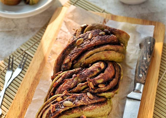Resep Green Tea Babka with Choco Filling, Bikin Ngiler