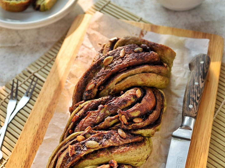Resep Green Tea Babka with Choco Filling, Bikin Ngiler