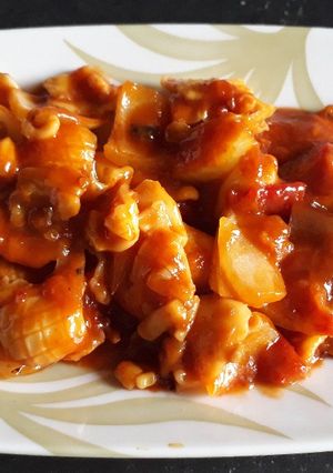 Foto resep 22. Cumi saus pedas