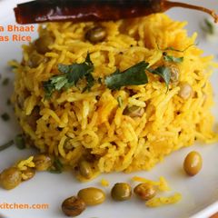 A picture of Tuvar Dana Bhaat/Pigeon Peas Rice.