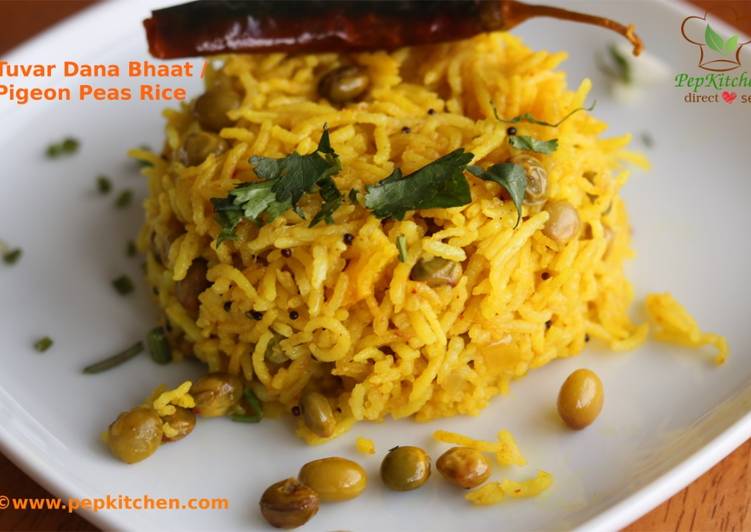 Recipe of Ultimate Tuvar Dana Bhaat/Pigeon Peas Rice