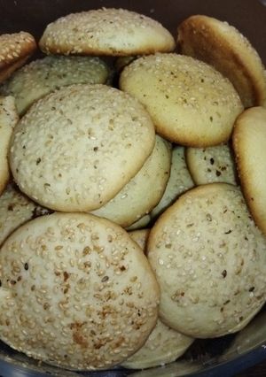 عکسی از دستور شیرینی کنجدی به سبک زهرای کارمند