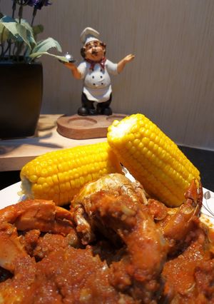 Foto resep Kepiting bertelur saus pedas