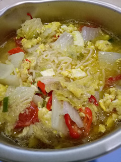 Foto resep Mie kuah sawi putih