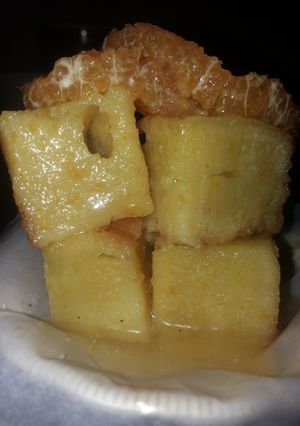 A picture of Orange Slice Candy Cake...