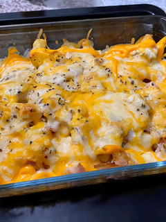 Una foto de Patatas cheddar bacon