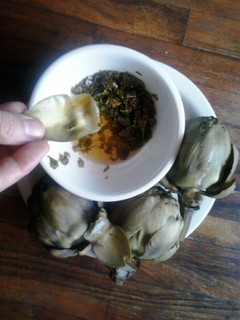 Una foto de Alcachofas con Chimichurri