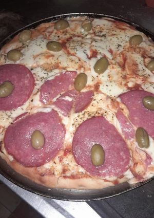 Una foto de Pizzas con Levadura seca🍕
