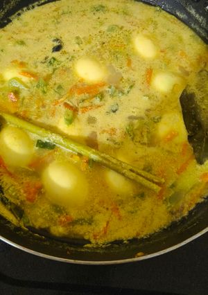Foto resep Telur Labu Siam Wortel Masak Santan