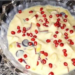 A picture of Fruit custard.