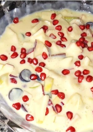 A picture of Fruit custard.