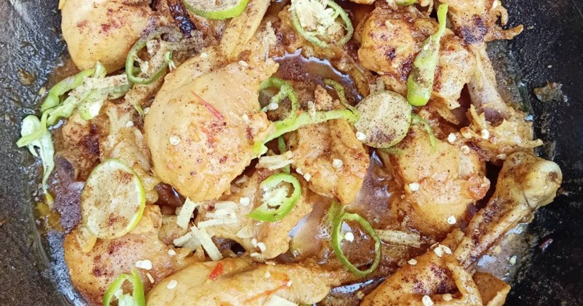 Green Chilli Chicken Karahi 🍲🍲 Recipe by Umme Ahmad Cookpad