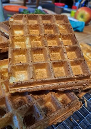 Une photo de Gaufre au petit lait