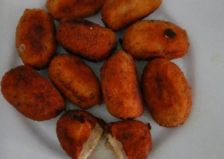 Croquetas de atún y queso Receta de Raquel Valero Ferrete Cookpad