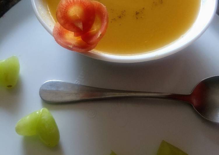 Recipe of Super Quick Homemade Grapes carrot soup