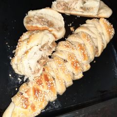A picture of Chicken Bread🥖🥐.