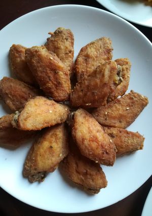 รูปของ ปีกไก่กลางทอด#งบ60บาท
