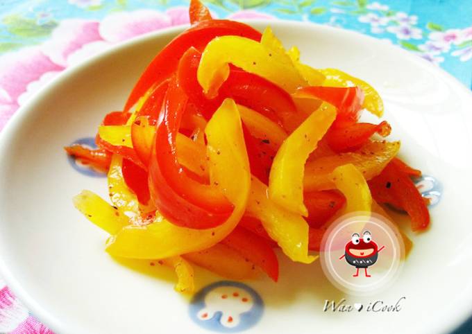 宛の清涼一夏 料理 梅子涼拌甜椒食譜與作法by 宛宛 球球麻 Cookpad