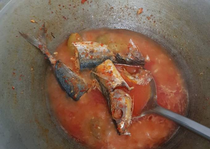 Sayur asam ikan kembung khas medan