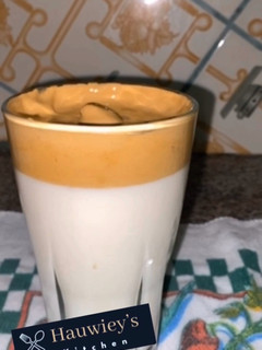 A picture of Dalgona Coffee.