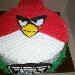 A picture of Cake ultah Angrybird.