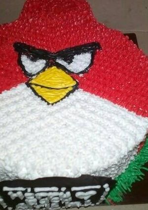 Foto resep Cake ultah Angrybird