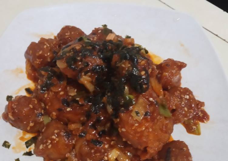 10 Resep: Korean spicy chicken Kekinian