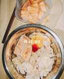 Eat clean (Ức gà áp chảo + trứng rán + súp lơ luộc)