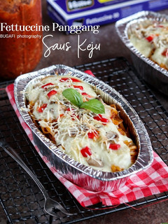 Foto resep Fettuccine panggang saus keju