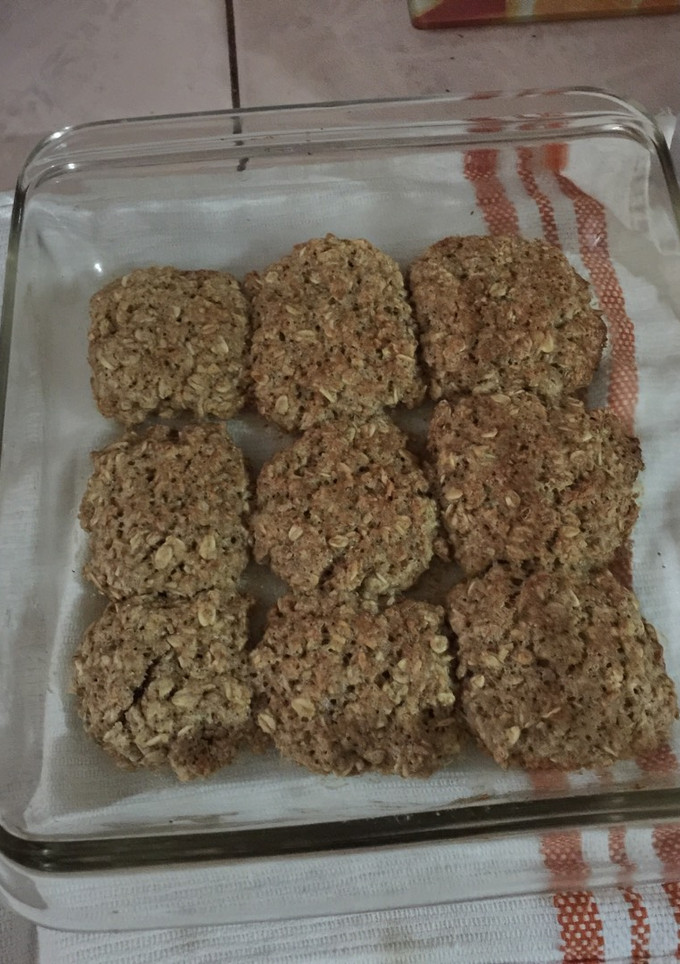 Una foto de Galletas integrales de avena