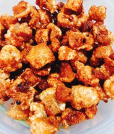 da heo chiên tỏi ớt