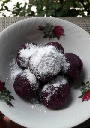 Foto resep Bola-Bola Salju Ubi Ungu🍠🍠