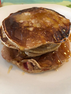Una foto de Tortitas de fresas