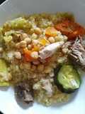 Cous cous de pollo y cordero