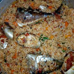 Nigerian Jallof Rice A picture of Nigerian Jallof Rice.